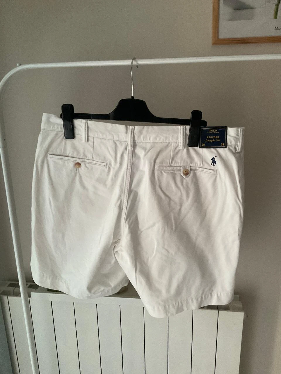 Bermuda short chino Polo Ralph Lauren wit zomer chic casual – Nieuw – photo 5